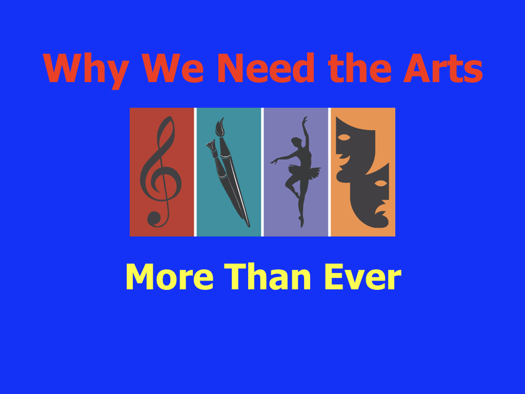 Why We Need the Arts More Than Ever speaking topic cover
