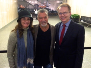 Eddie Van Halen, Sonya Melescu and John E. Hasse.
