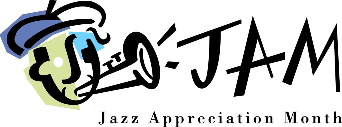 Jazz Appreciation Month logo.