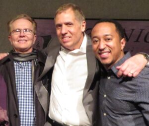 Hasse with Chuck Redd & Mark Meadows.