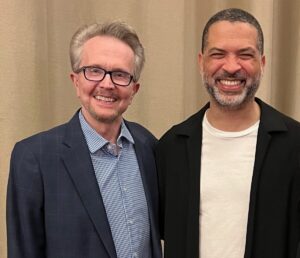 Hasse with with Jason Moran.
